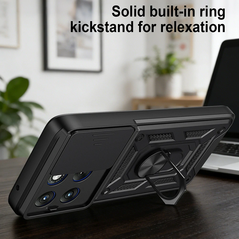 Kryt Motorola EDGE 70 Fusion, Techsuit CamShield Pro modrý