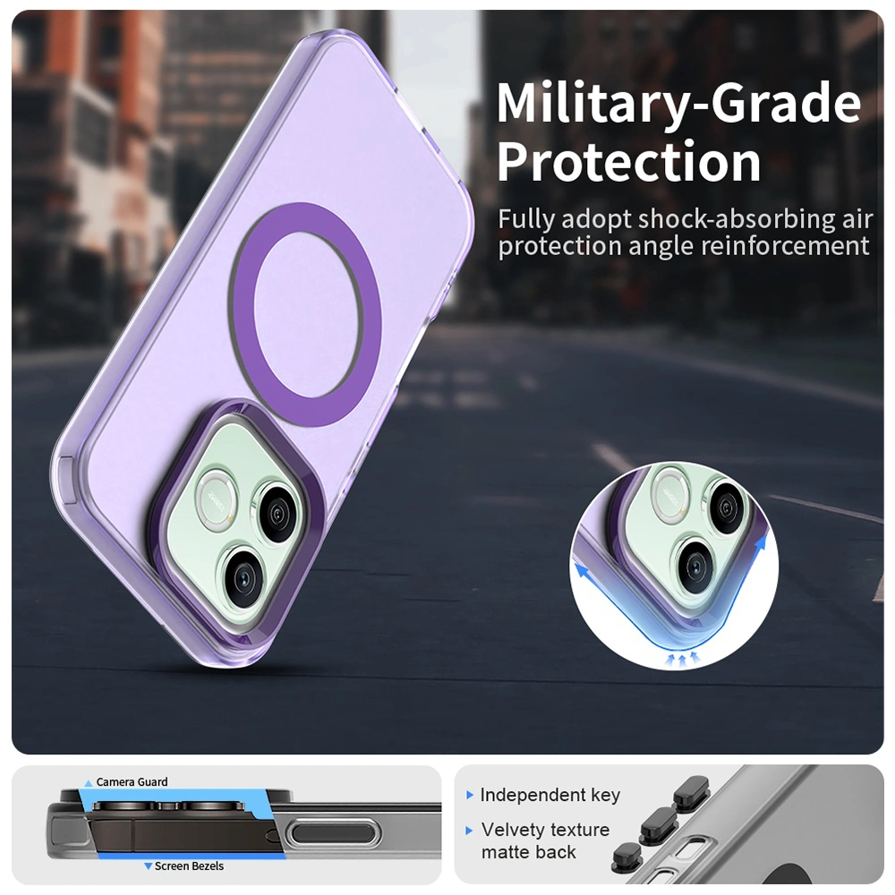 Kryt Honor 600 / 600 Pro, CandyCase MagSafe - purple