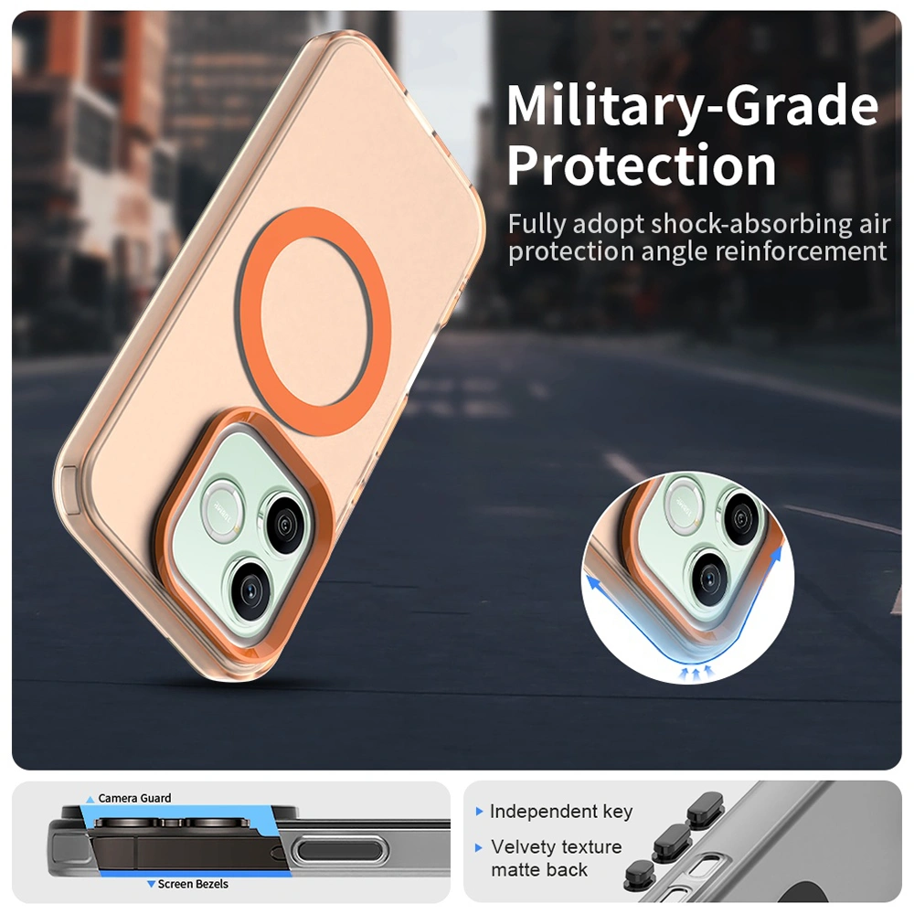 Kryt Honor 600 / 600 Pro, CandyCase MagSafe - orange