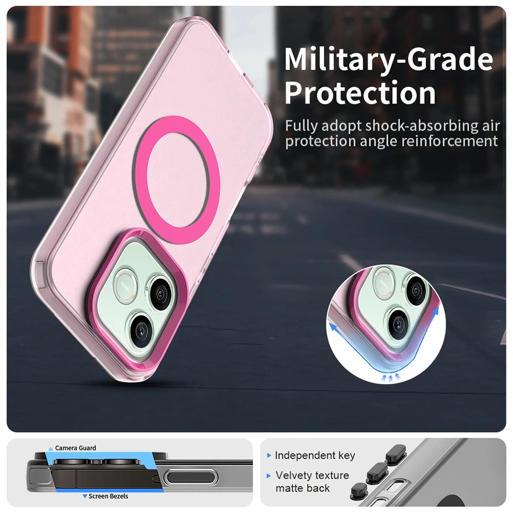 Kryt Honor 600 Lite, CandyCase MagSafe - pink