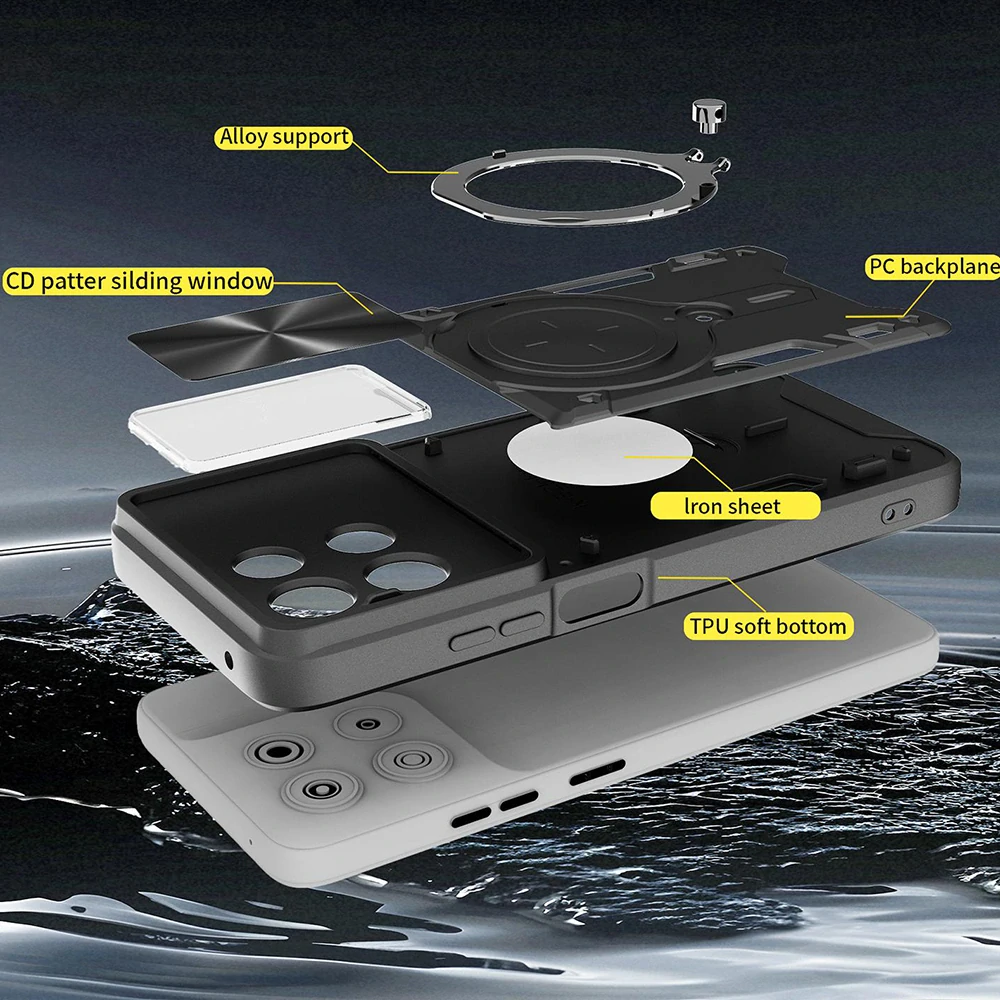 Kryt Motorola Moto G37 Power, Techsuit CamGuard Pro - černý
