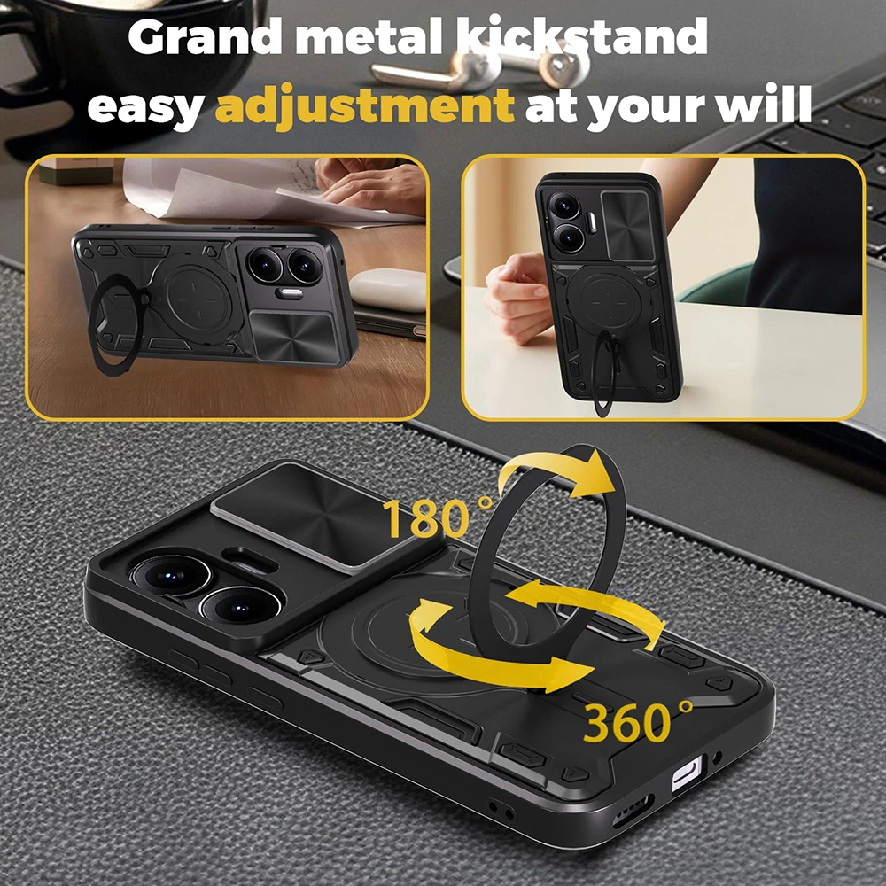 Kryt Xiaomi Poco F7, Techsuit CamGuard Pro, modrý
