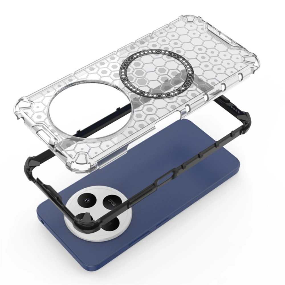 Kryt Xiaomi Redmi 14C / Poco C75, HoneyComb Shield MagSafe - černý