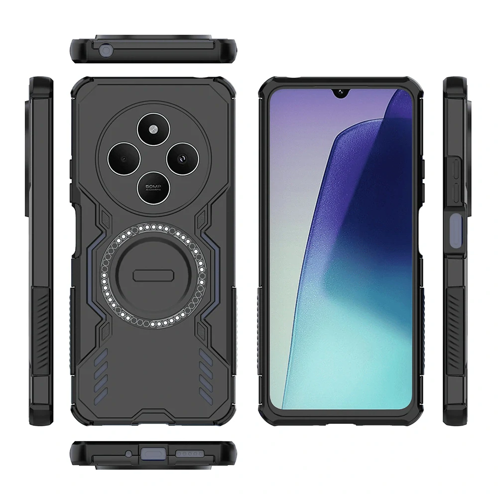 Kryt Xiaomi Redmi 14C / Poco C75, ArmorMag černý