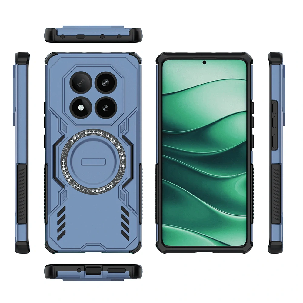 Kryt Xiaomi Redmi Note 14 Pro 5G / Poco X7, ArmorMag modrý