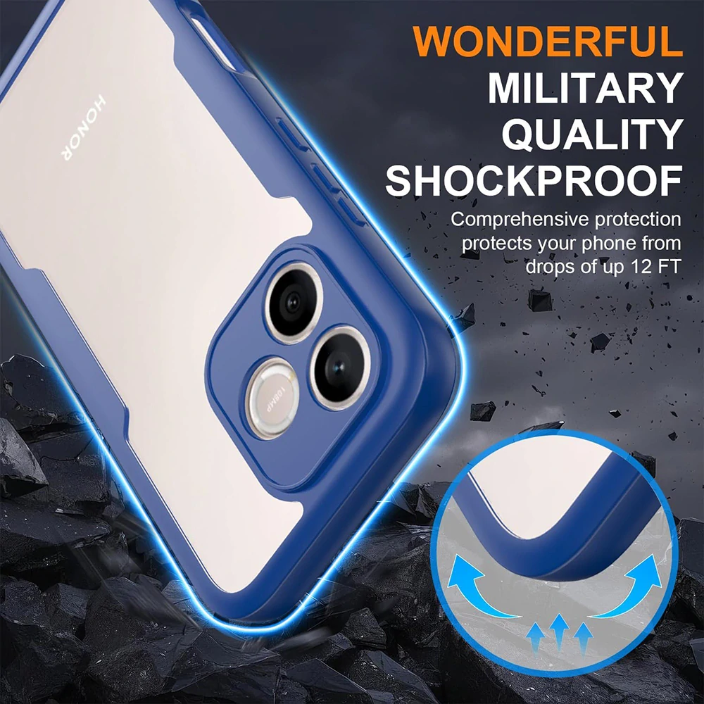 Pouzdro Honor 600 Lite, ColorVerse 360 - modré