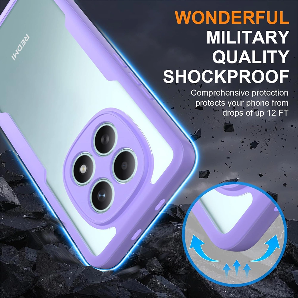 Pouzdro Xiaomi Redmi Note 15 4G, ColorVerse 360 - fialové