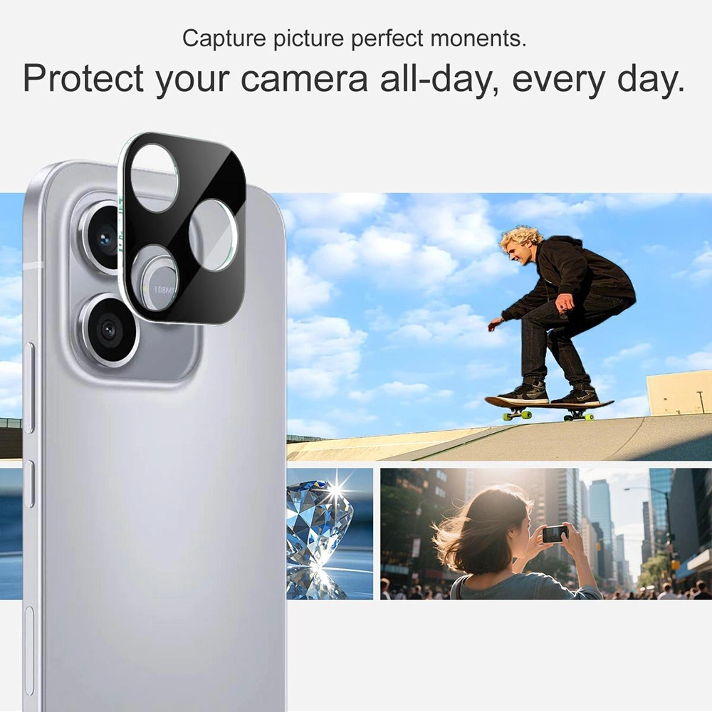 Sklo pro celý fotoaparát Honor 600 Lite – černé
