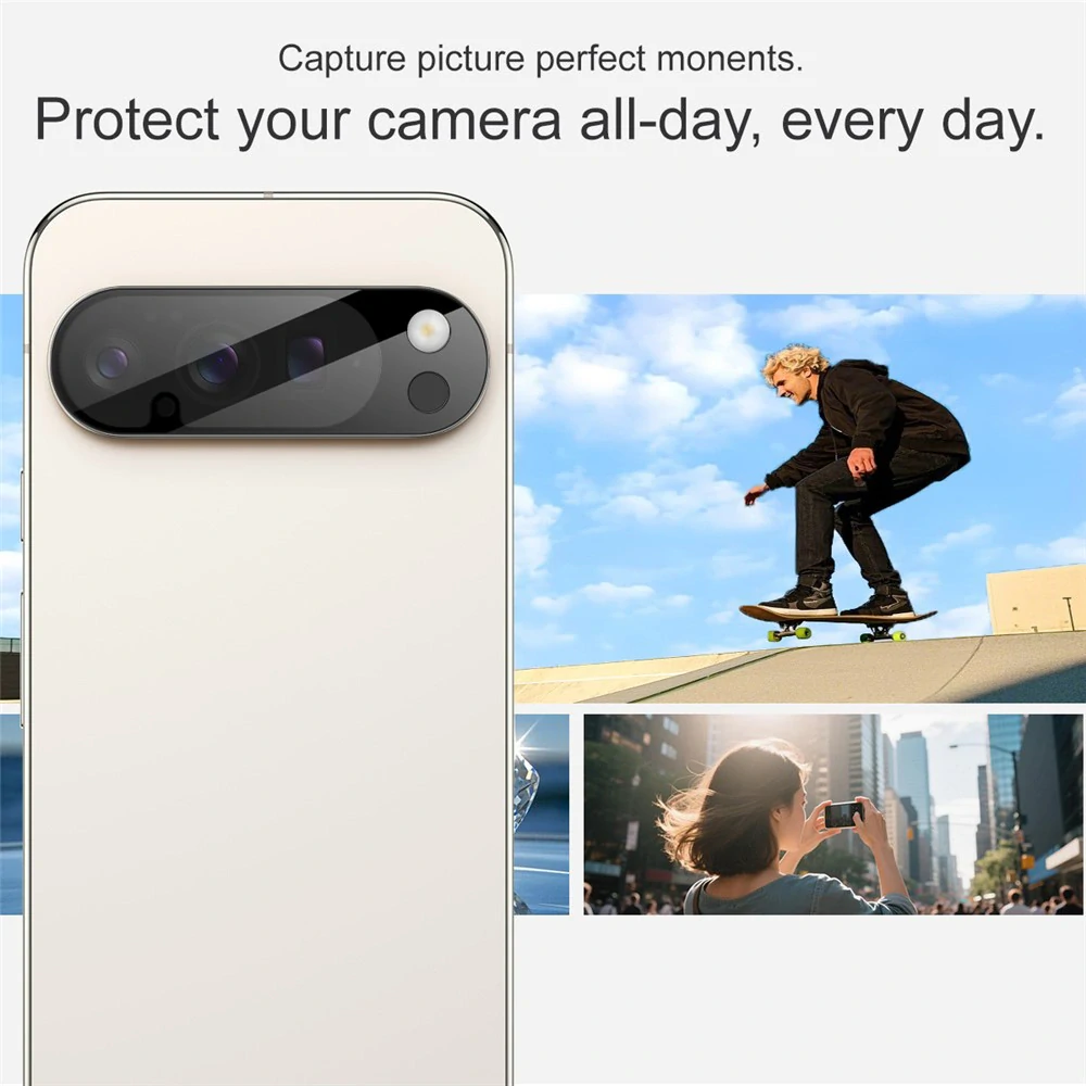 Sklo pro celý fotoaparát Google Pixel 10a – černé