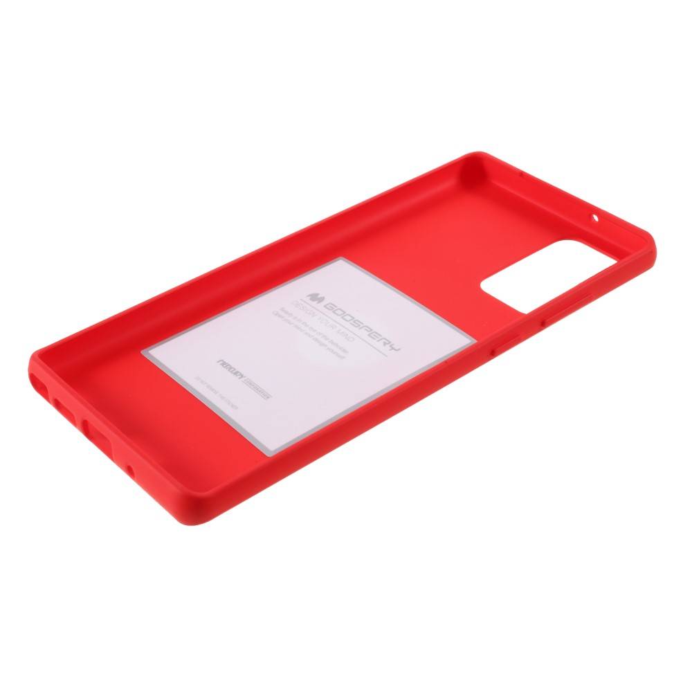 Kryt Samsung Galaxy NOTE 20 Soft Jelly Case Silicone červený