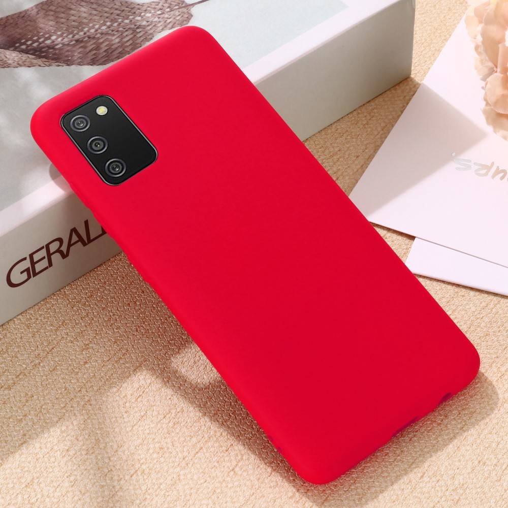 Kryt Samsung Galaxy A02s Silicone case červené