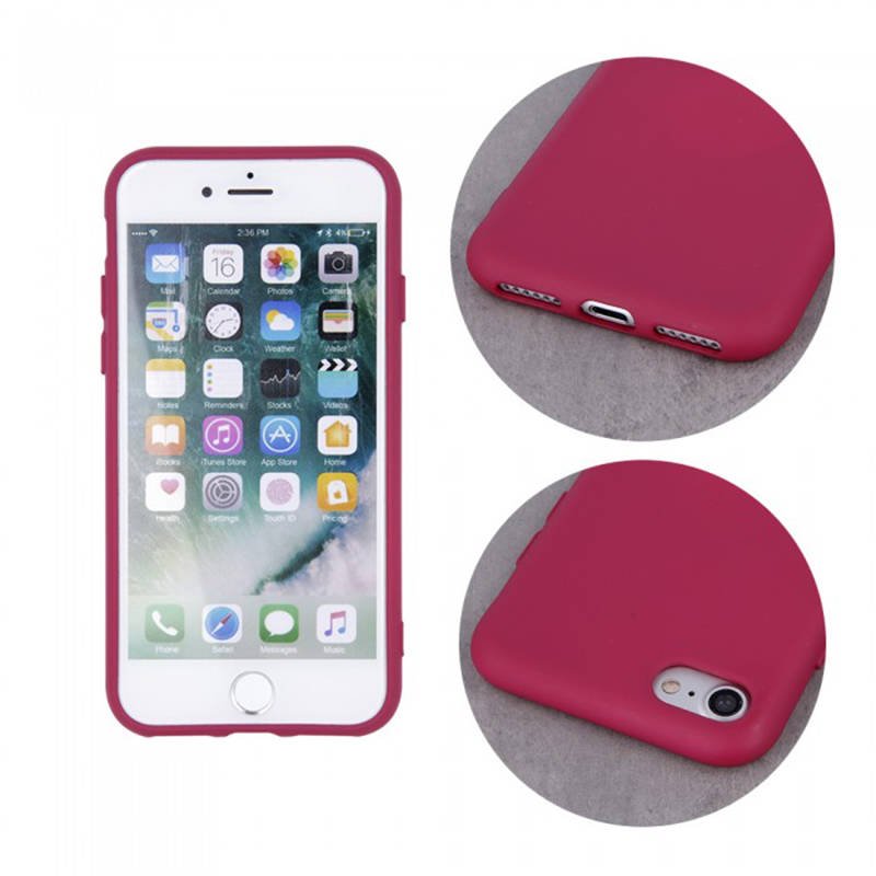 Kryt Motorola Moto E7 Power Silicone case kaštanový