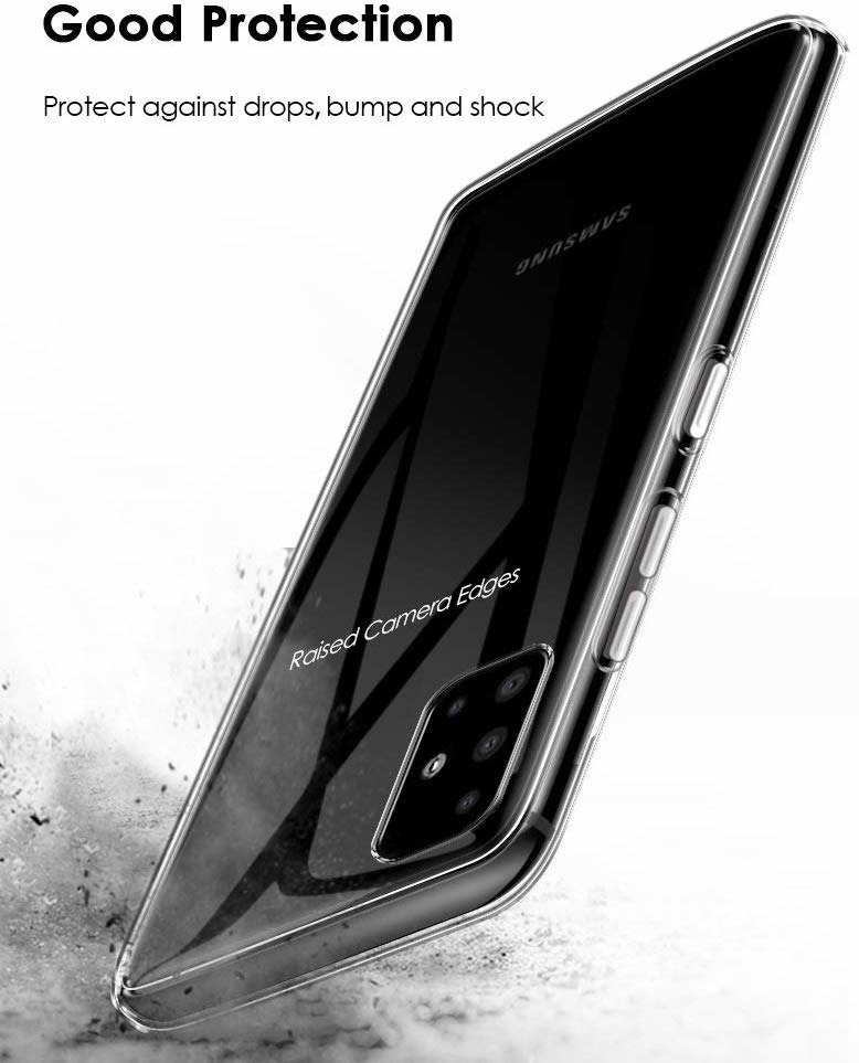 Kryt Samsung Galaxy A51 Slim Case Protect 2mm transparent