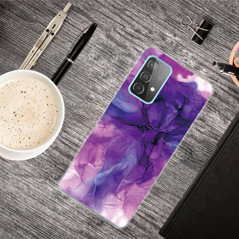 Kryt Samsung Galaxy A72 4G/5G Slim Case Art TPU Protector Marble Pattern Style J