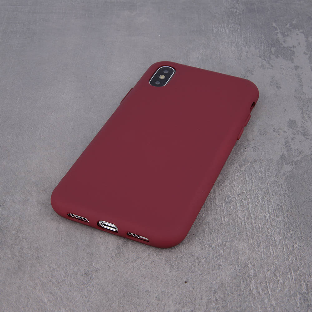 Kryt Motorola Moto E7 Power Silicone case burgundy