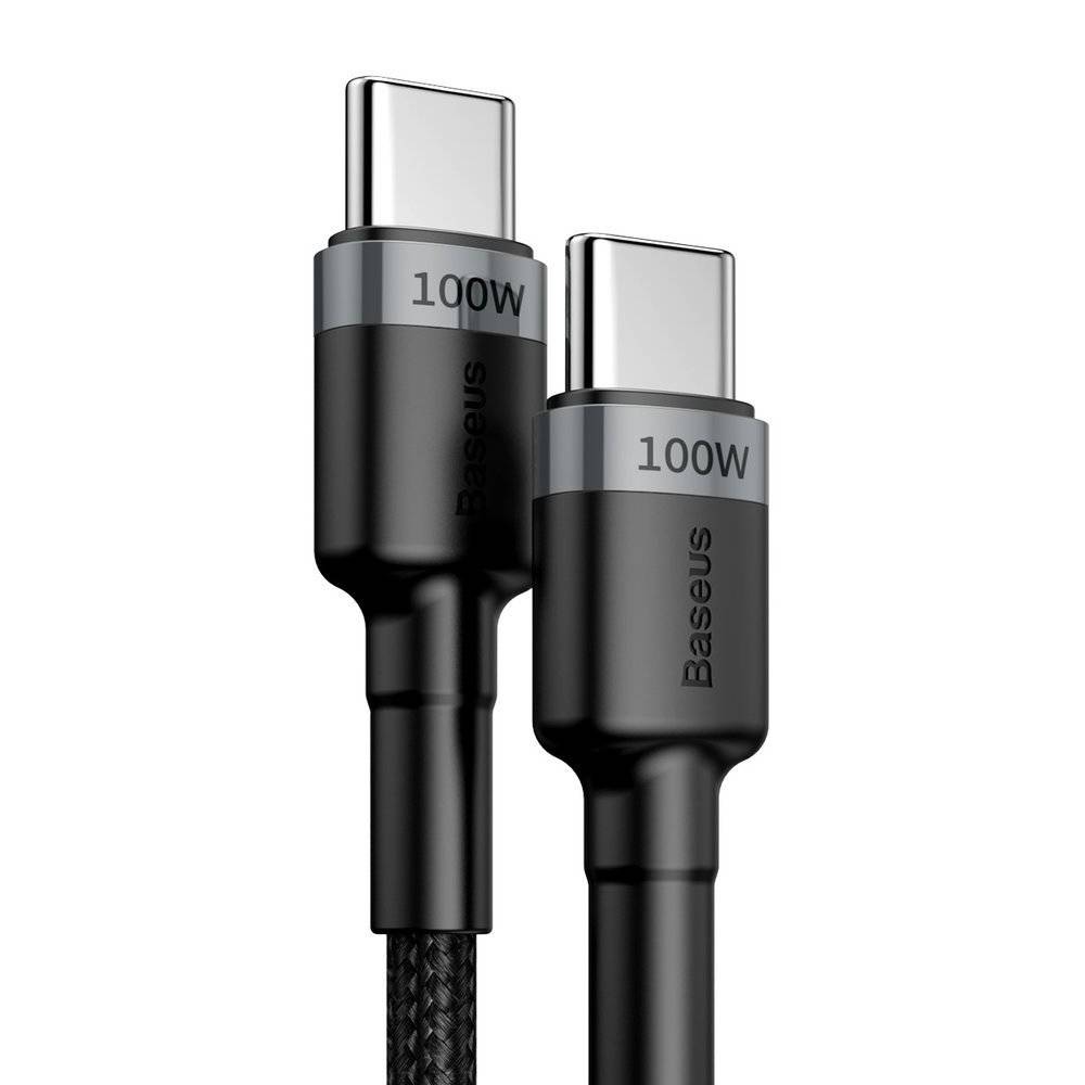 Datový Kabel 60W 5A 2m USB-C na USB-C PD 100W Baseus TYP C Quick Charge 3.0 černý