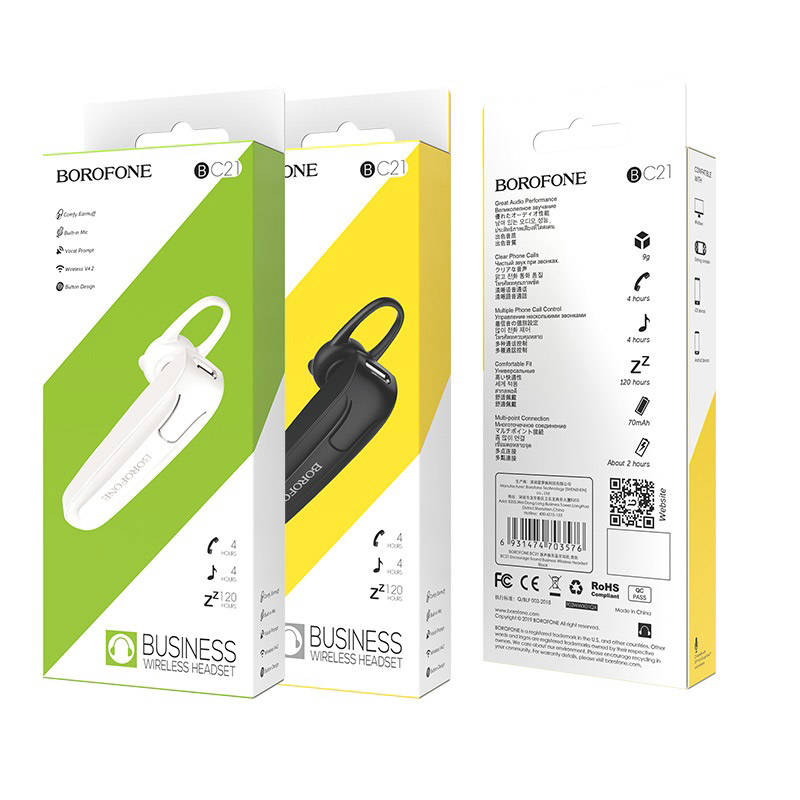 Headset Borofone Encourage BC21 černý