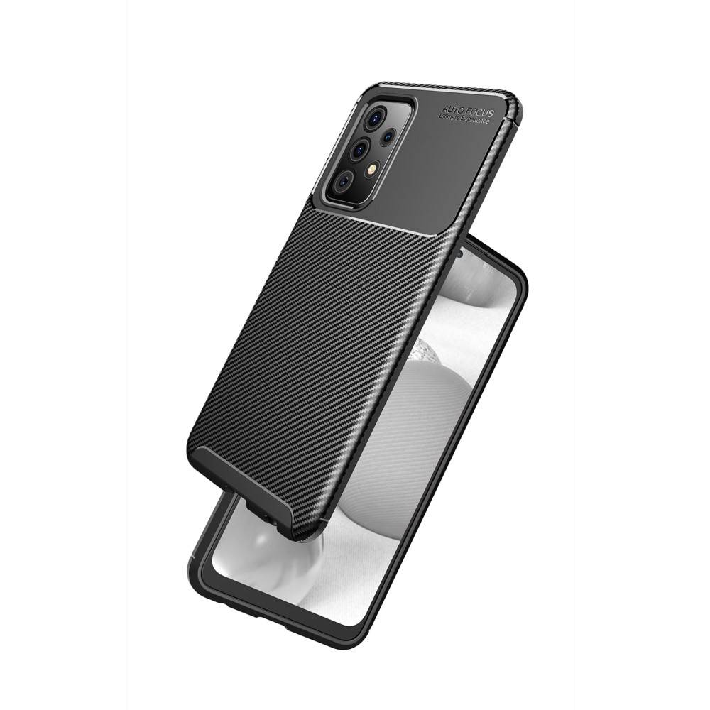 Kryt Samsung Galaxy A72 4G/5G Armored Carbon Fiber černý