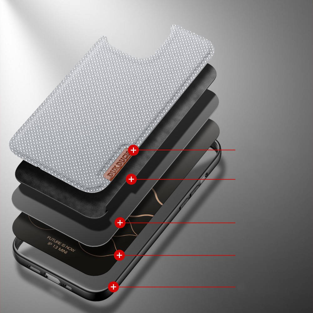 Kryt iPhone 13 Pro Dux Ducis Fino nylon case modrý