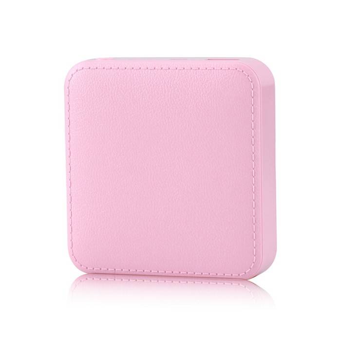 Powerbanka 10000mAh USB + Micro USB Indikátor nabíjení - růžová