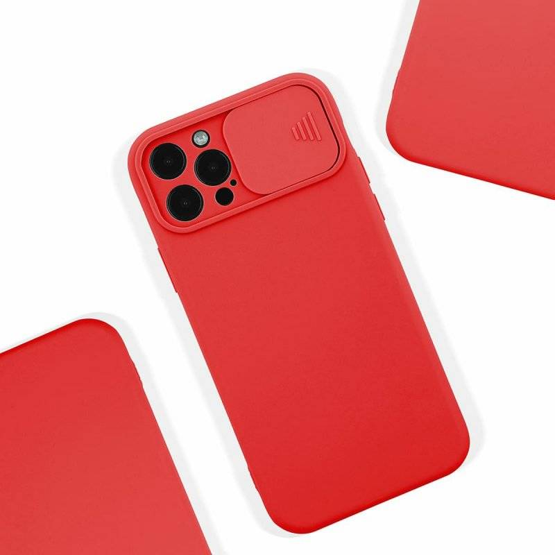 Kryt Xiaomi Redmi Note 10 5G / Redmi Note 10T 5G / Poco M3 Pro s krytem fotoaparátu - červený