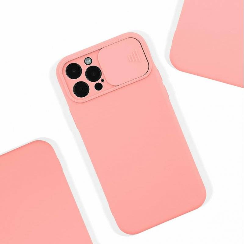 Kryt Samsung Galaxy A03s s krytem fotoaparátu - růžový