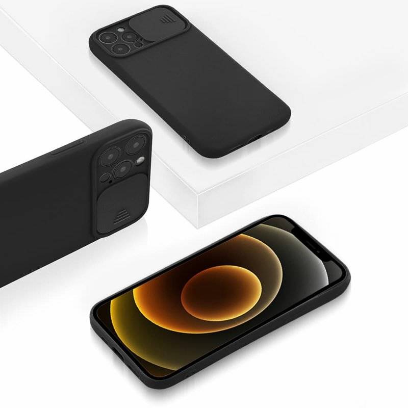 Kryt Samsung Galaxy A03s s krytem fotoaparátu - černý