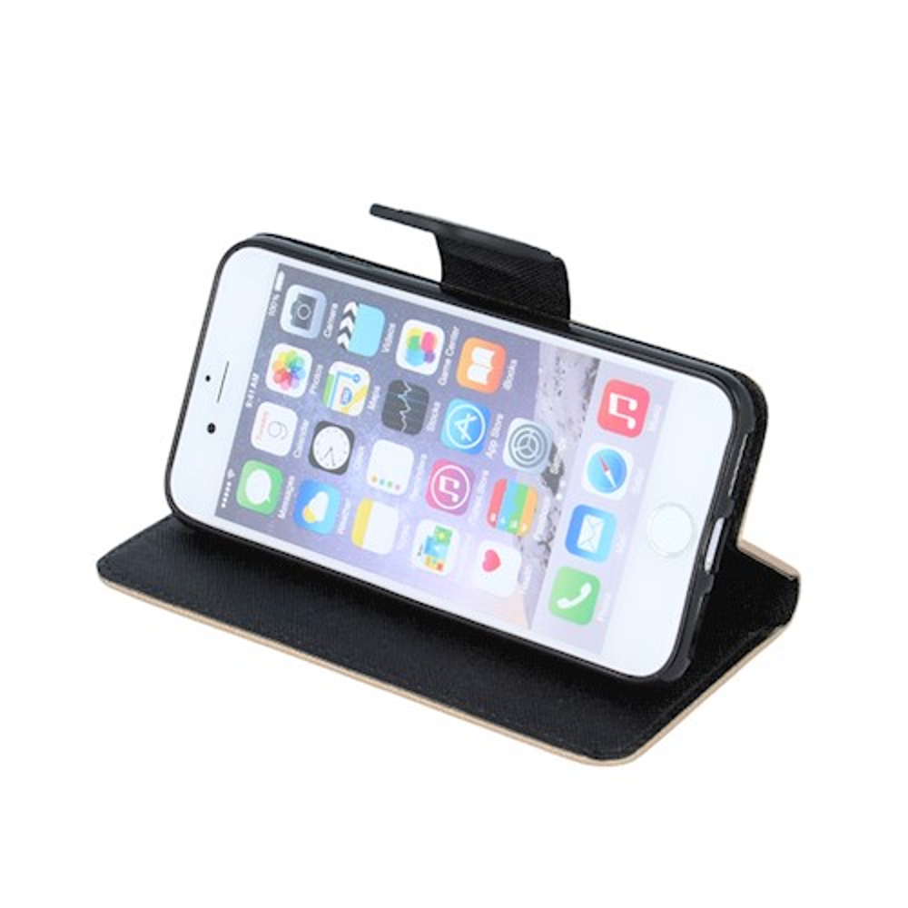  Pouzdro flip fancy Samsung Galaxy A42 5G zlatá/černá