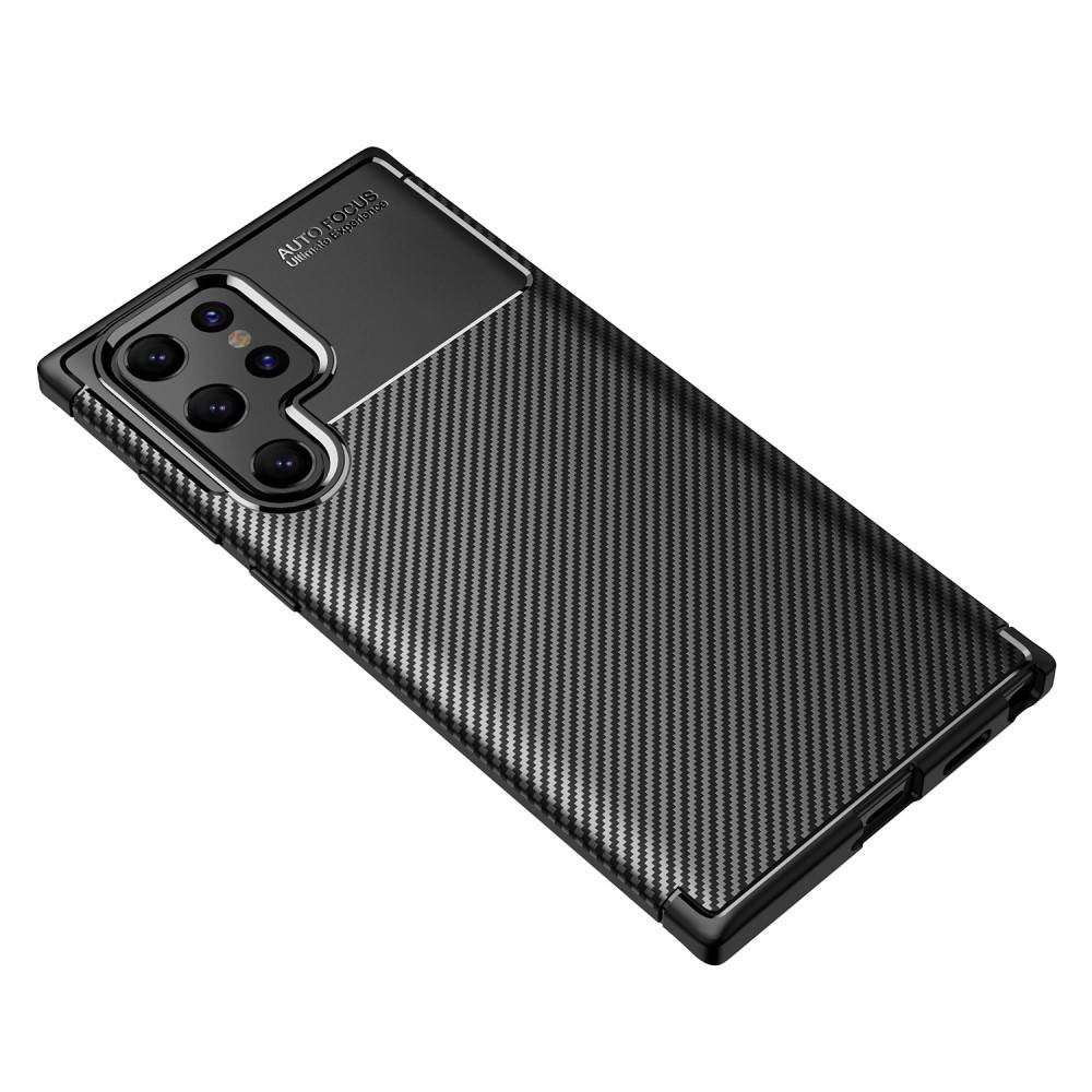 Kryt Samsung Galaxy S22 Ultra Armored Carbon Fiber černý