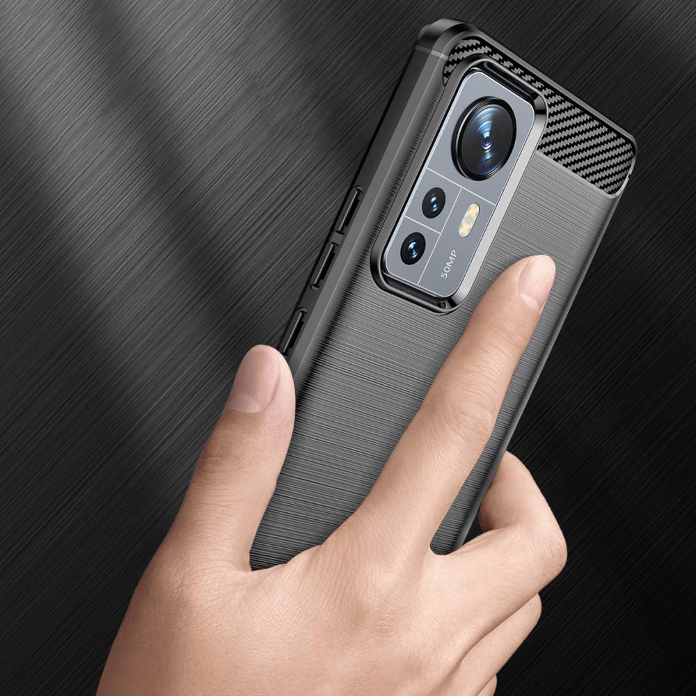 Kryt Xiaomi 12 Pro Armored Carbon black