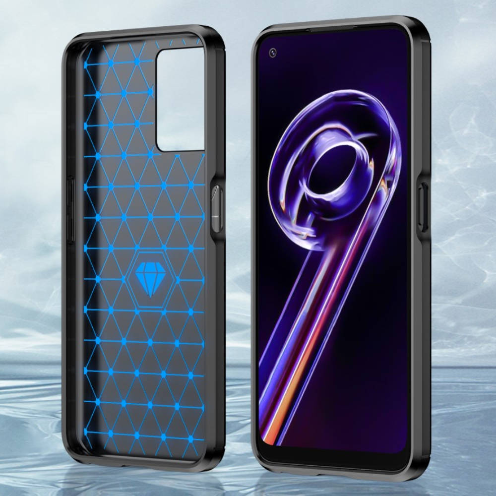 Kryt Realme 9 Pro / Realme 9 5G Armored Carbon black