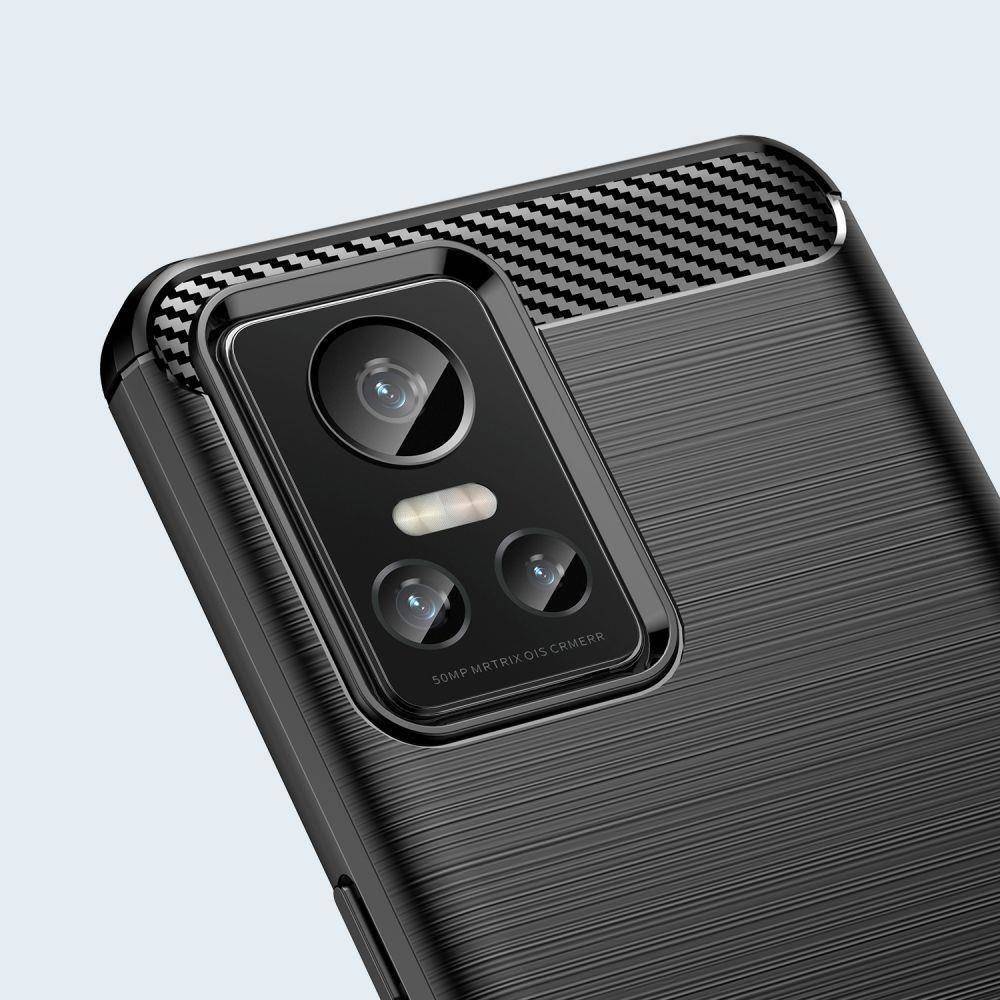 Kryt Realme GT Neo 3 Tech-Protect TPU Carbon black