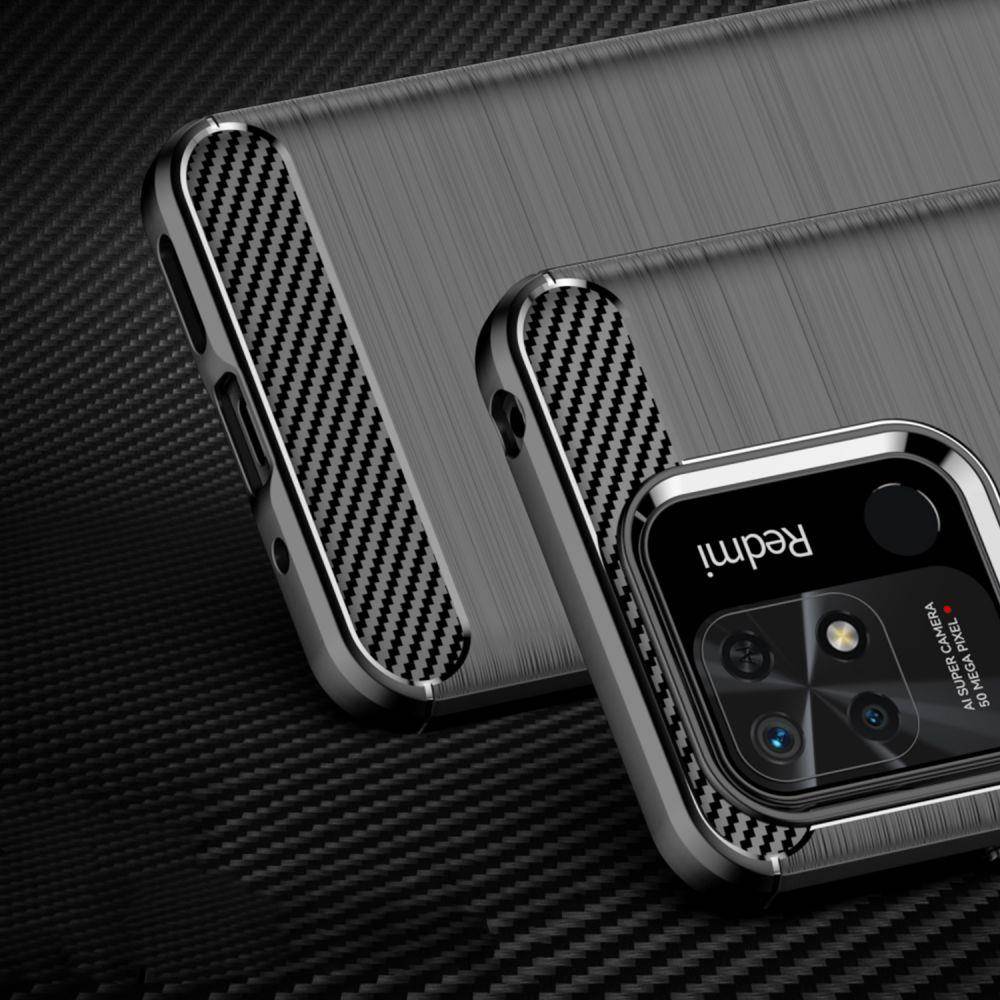 Kryt Xiaomi Redmi 10C Tech-Protect TPU Carbon black