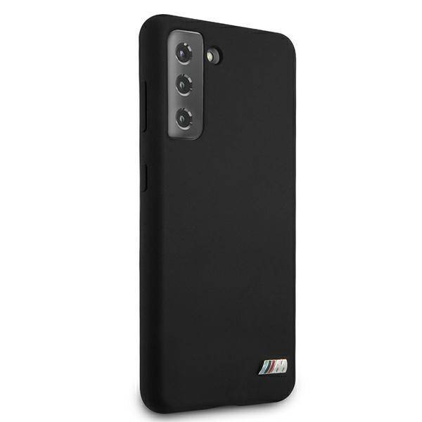 BMW - Samsung Galaxy S21 Plus - Silikonový kryt BMW (BMHCS21MMSILBK) černý