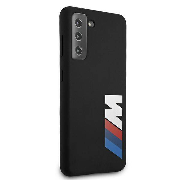 BMW - Samsung Galaxy S21 Plus - Silikonový kryt BMW (BMHCS21MMSLBLBK) černý