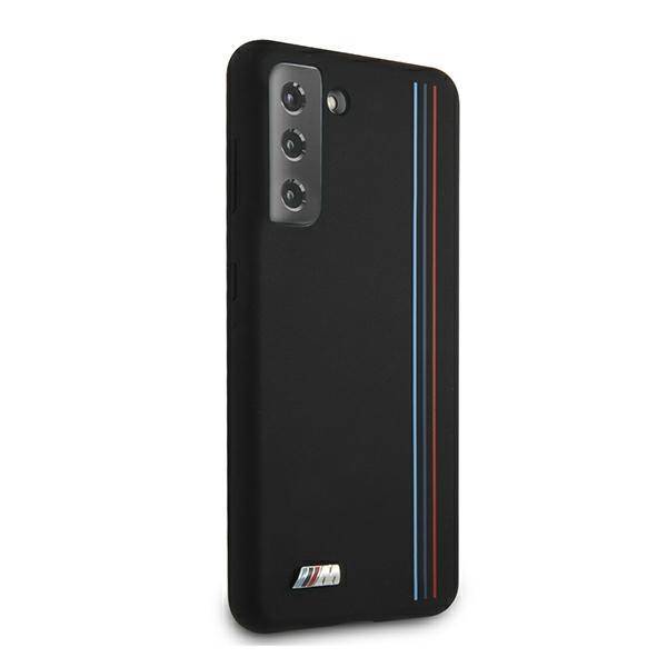 BMW - Samsung Galaxy S21 Plus - Silikonový kryt BMW (BMHCS21MSIVTBK) černý