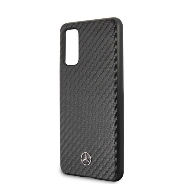Mercedes-Benz - Samsung Galaxy S20 - Silikonový kryt Mercedes-Benz Dynamic (MEHCS62SRCFBK) černý