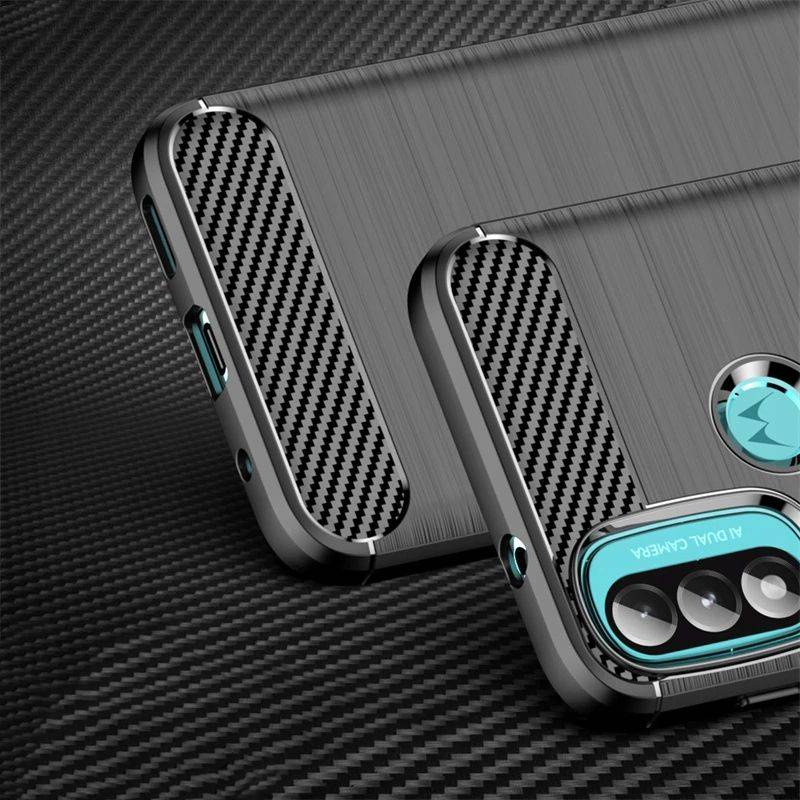Kryt Motorola Moto E20s / E30 / E40 Tech-Protect TPU Carbon black