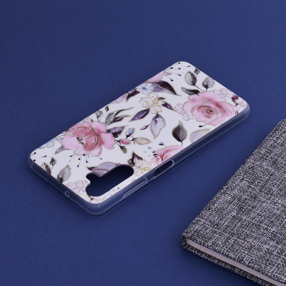 Kryt Samsung Galaxy A13 5G Techsuit - Marble Series - Chloe White