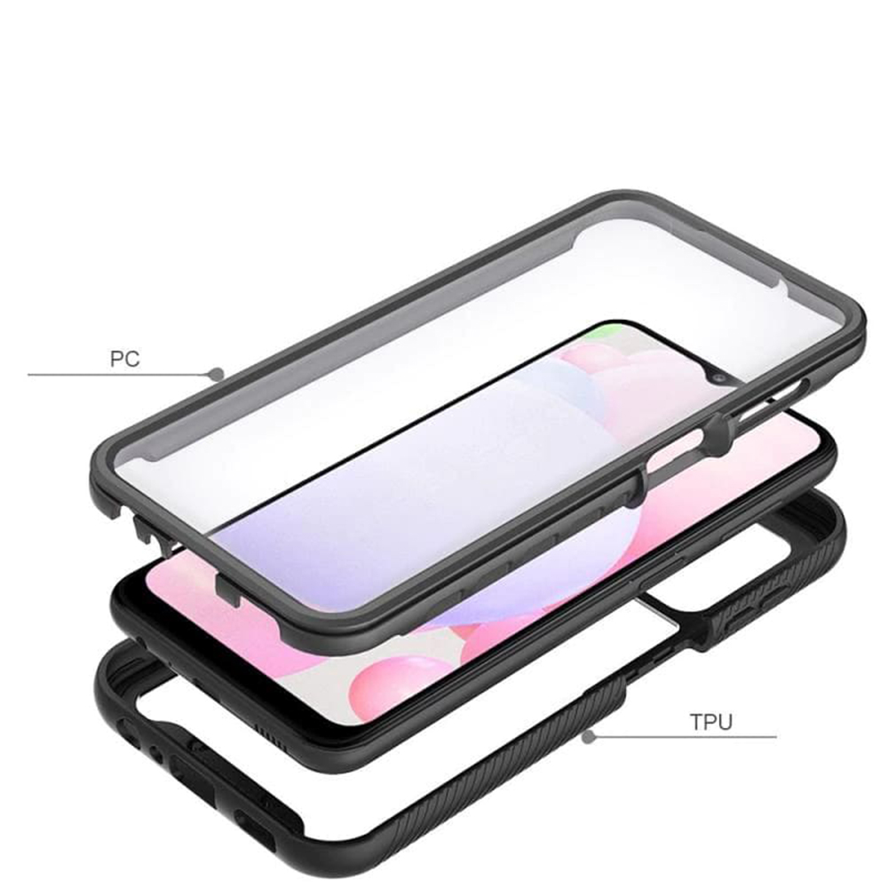 Pouzdro Samsung Galaxy A13 4G / A13 5G / A04 Techsuit - Defense360 Pro + ochrana obrazovky, černé