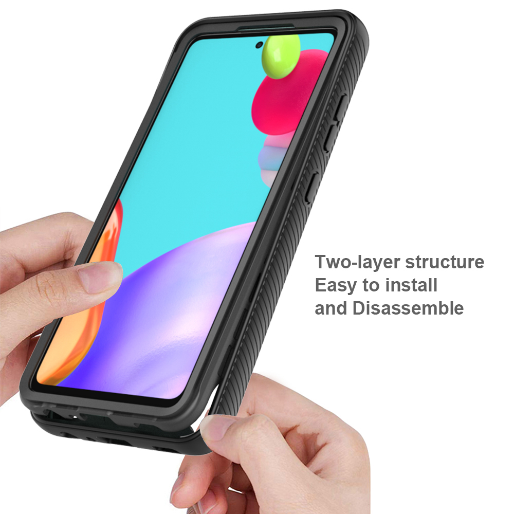Pouzdro Samsung Galaxy A72 4G / 5G Techsuit - Defense360 Pro + ochrana obrazovky, černé