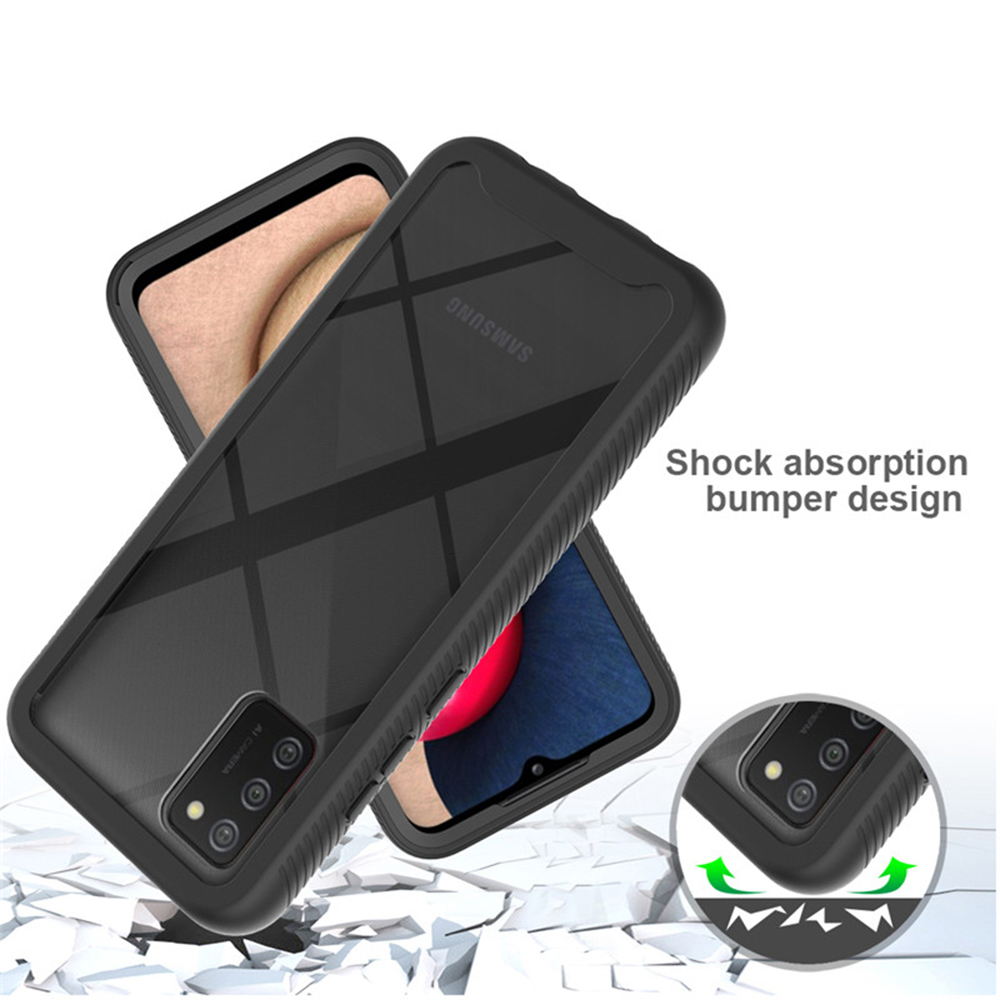 Pouzdro Samsung Galaxy A02s Techsuit - Defense360 Pro + ochrana obrazovky, černé