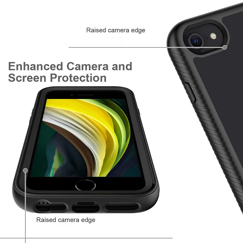 Pouzdro iPhone 5 / 5E / SE 2022 Techsuit - Defense360 Pro + ochrana obrazovky, černé