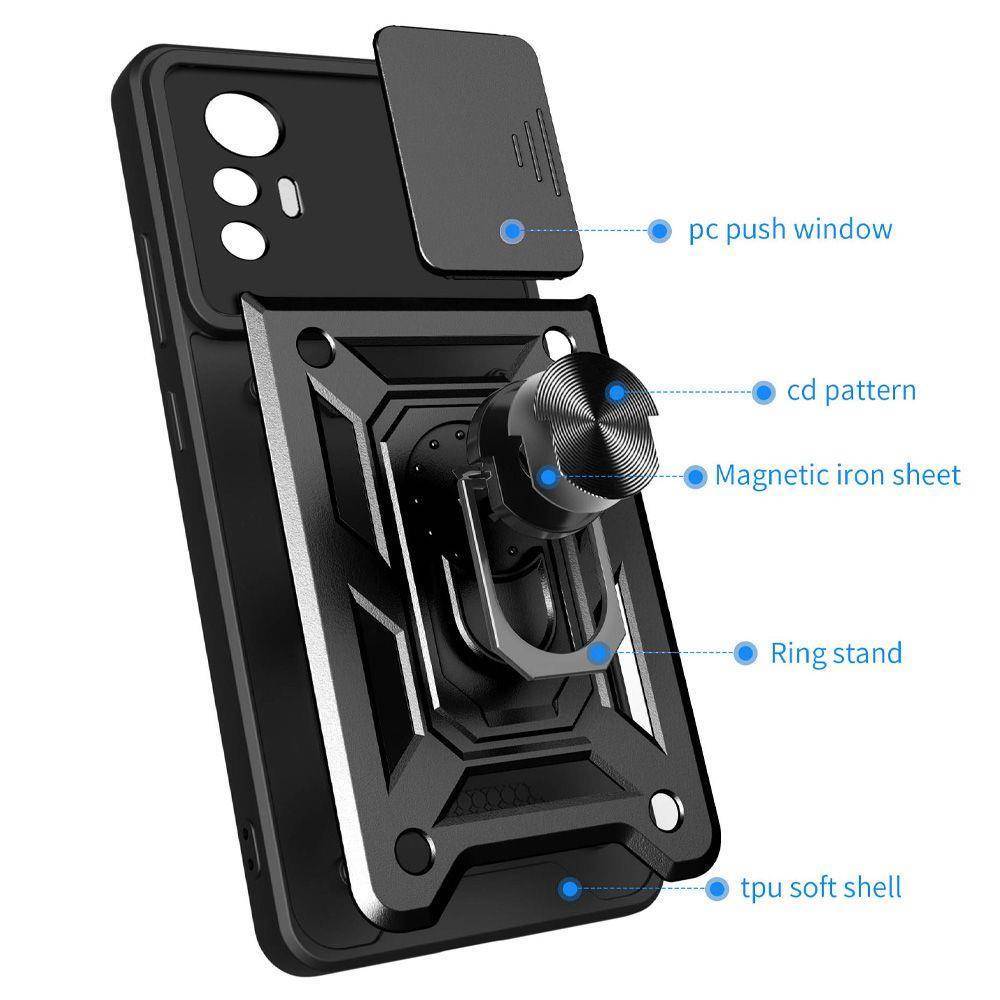 Kryt Xiaomi 12 Lite Tech-Protect CamShield Pro černý
