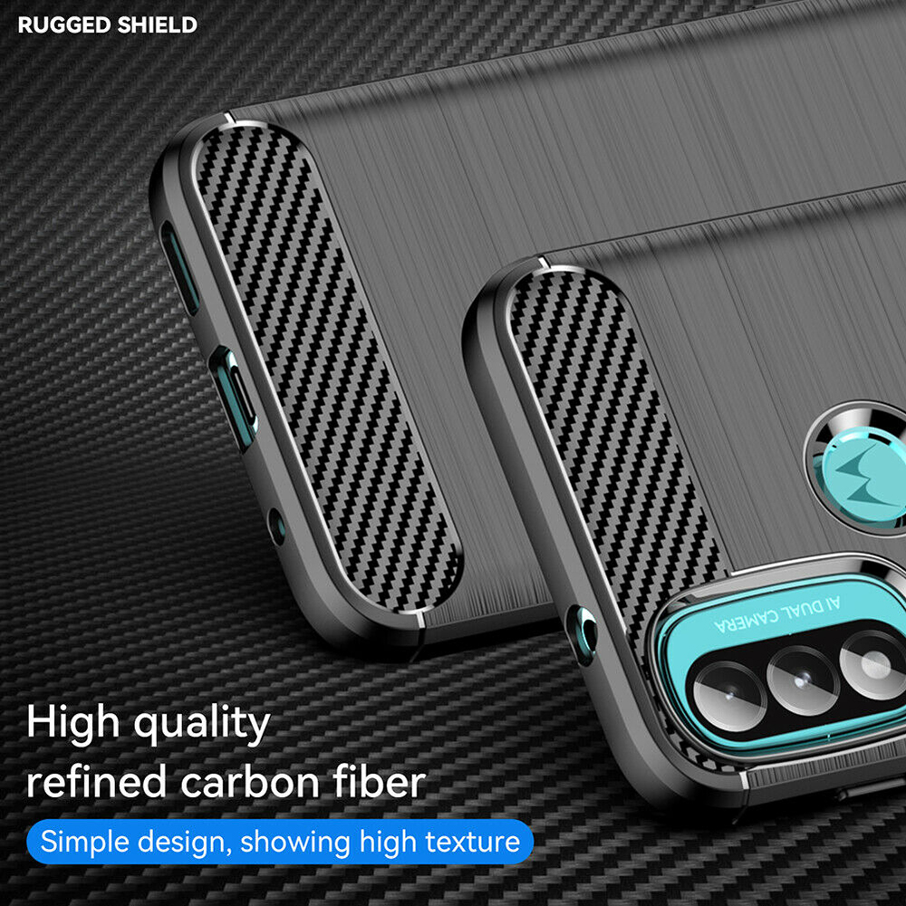 Kryt Motorola Moto E20 / E30 / E40 Armored Carbon black
