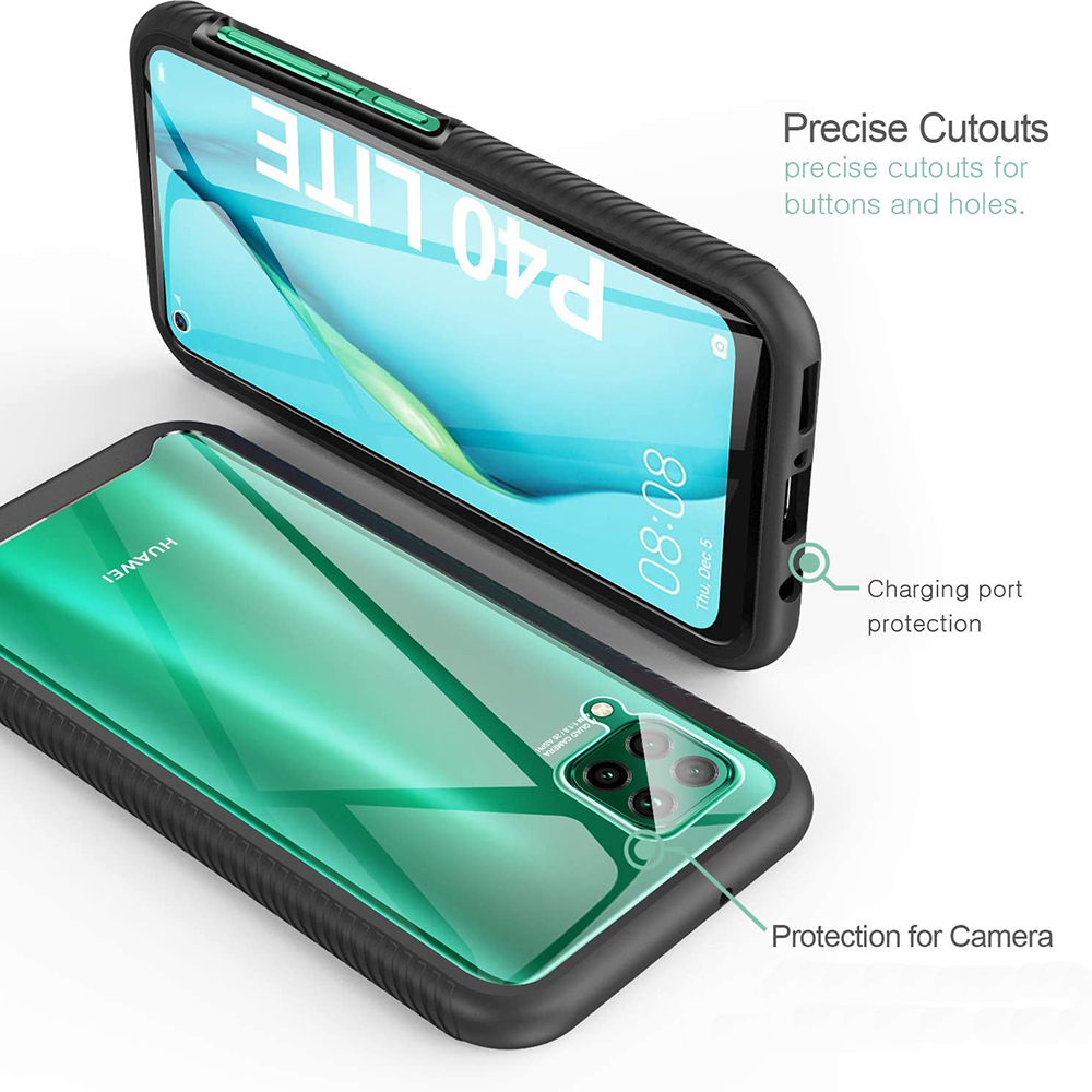 Pouzdro Huawei P40 Lite Techsuit - Defense360 Pro + ochrana obrazovky, černé