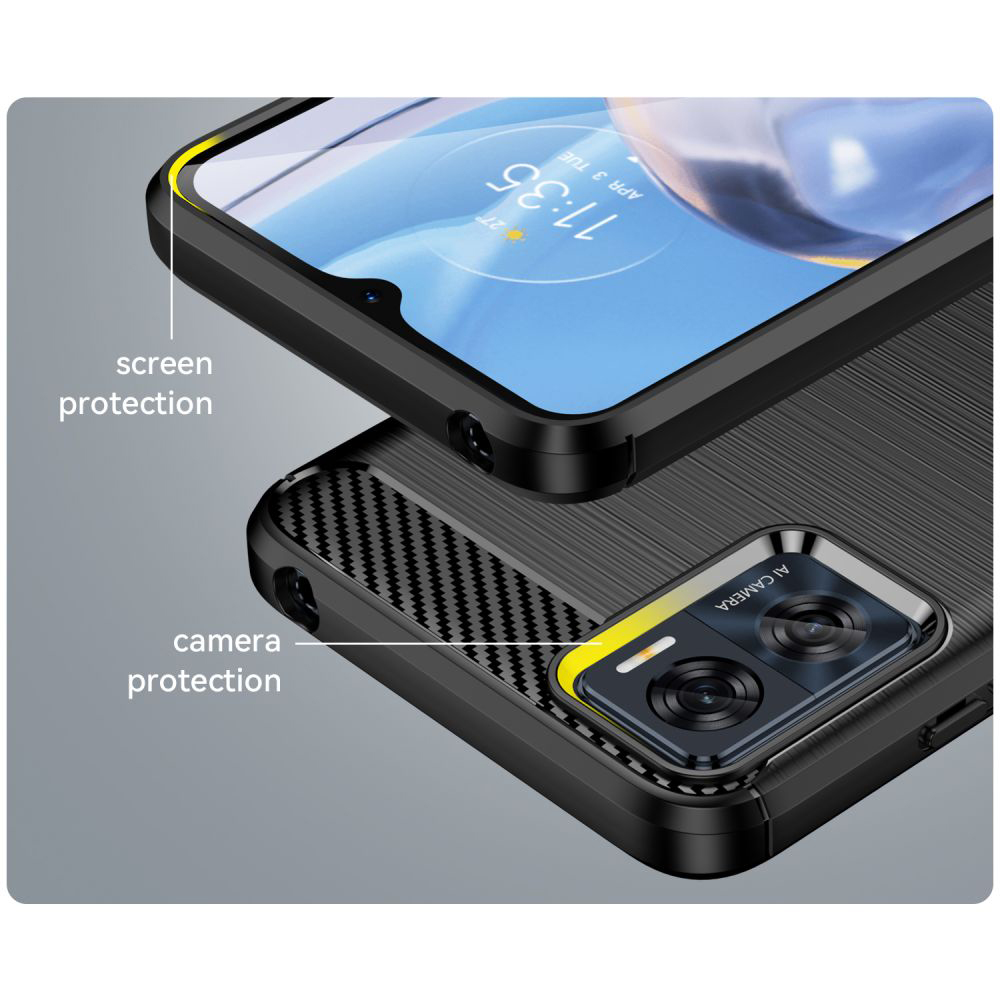 Kryt Motorola Moto E22 / E22i Armored Carbon black