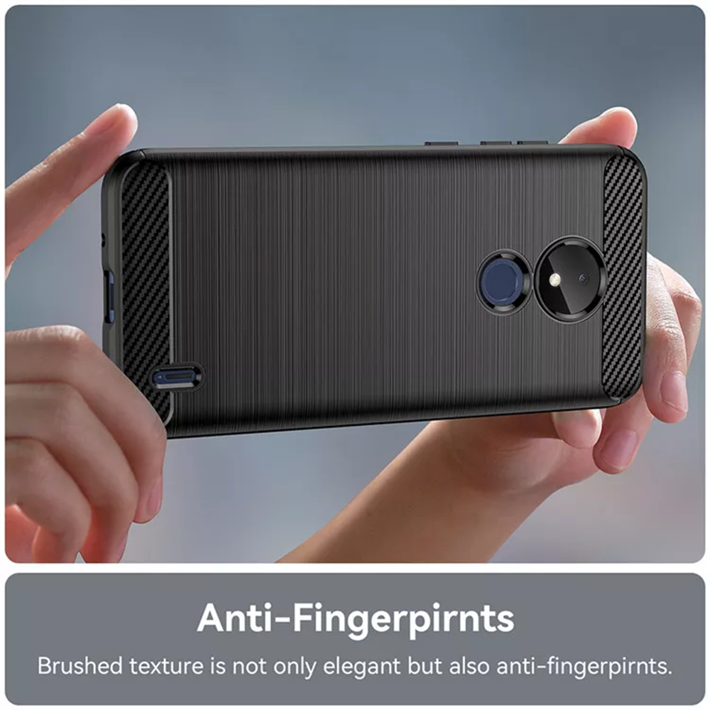 Kryt Nokia C21 Armored Carbon černé