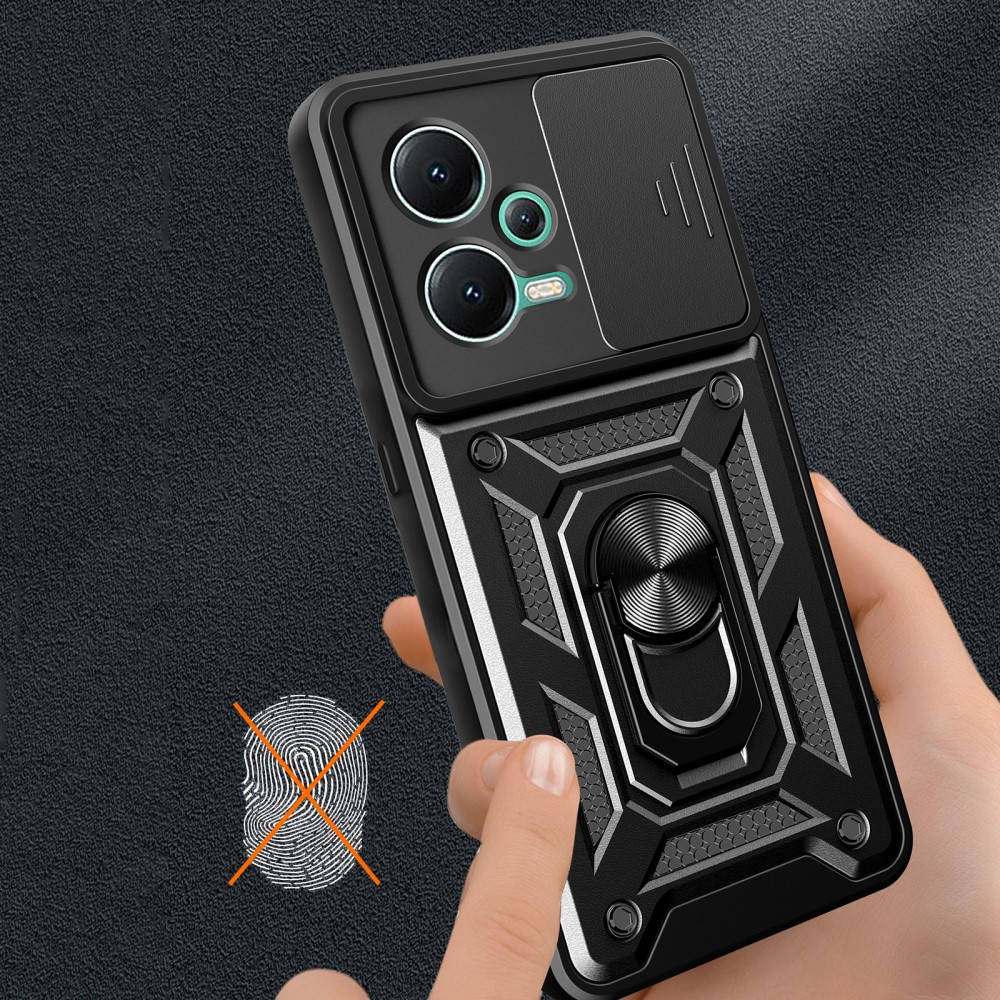 Kryt Xiaomi Redmi Note 12 5G / POCO 5X 5G  Nexeri CamShield Pro černý