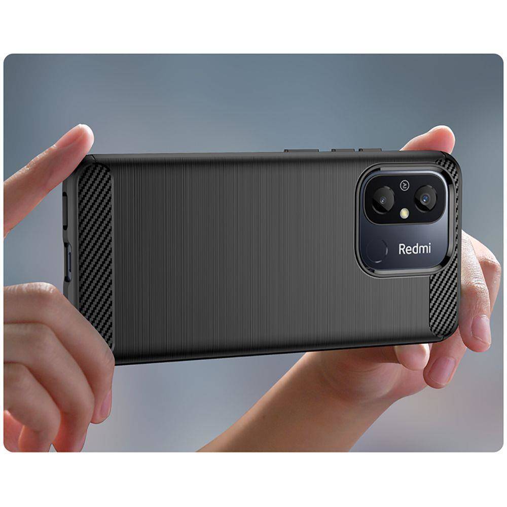 Kryt Xiaomi Redmi 12C Tech-Protect TPU Carbon černý